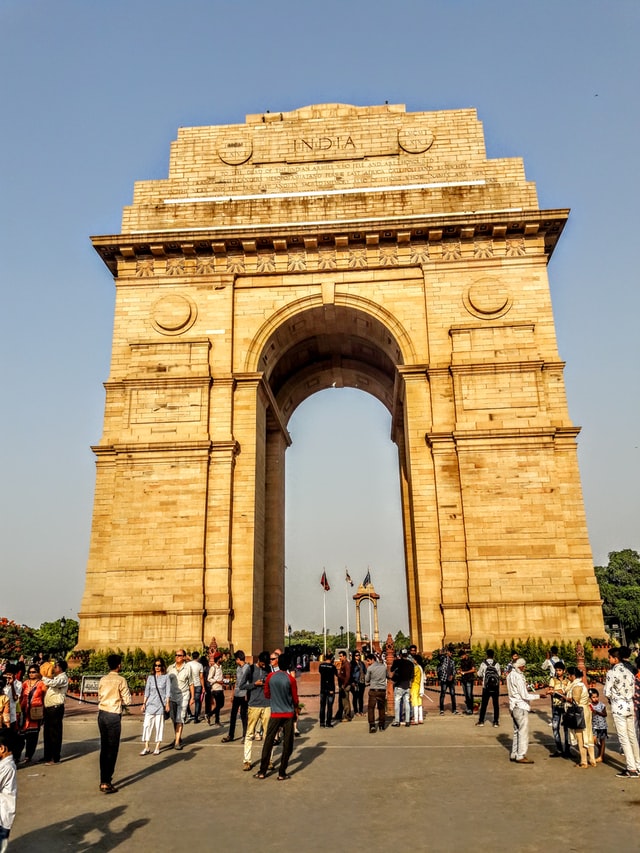 India Gate tourist places in delhi